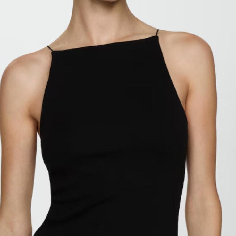 NWT! Mango Fitted Halter-neck Dress Size US 6/EU M